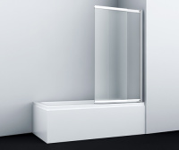 Стеклянная шторка на ванну (100х140)  WasserKRAFT Main 41S02-100 RM